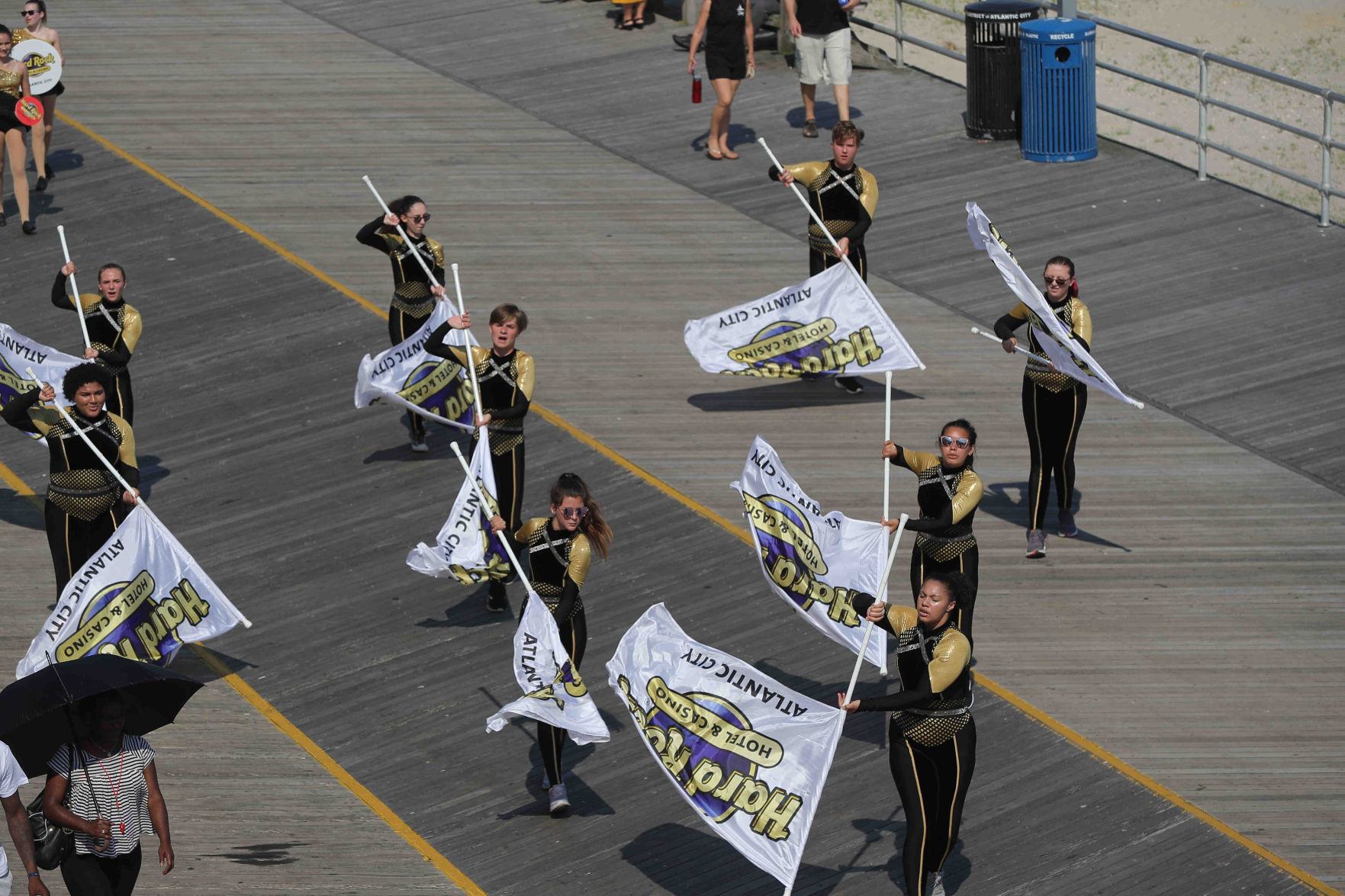 Hard Rock celebrated its one-year anniversary with Boardwalk parade